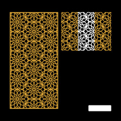 Vector Islamic Motif Design for router machine engraving