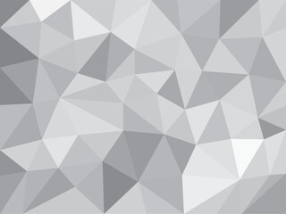 Polygonal Grayscale Abstract Low Poly Background