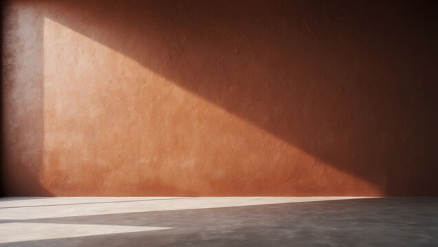 Red pink plaster wall texture. Abstract solid background with a seamless surface. Wall structure painted pale. Textured stucco in terracotta color. Seamless plaster texture, backdrop, and pattern.