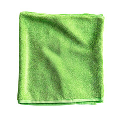 Clean green microfiber cloth png
