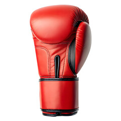 Red Boxing Glove Isolated on Transparent Background