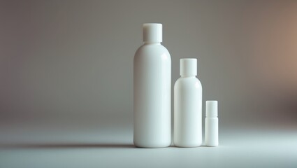 Eyedropper bottle for packaging design, Blank cosmetic packaging mockup. Product promotion Container for mockup - eye or nose drops.