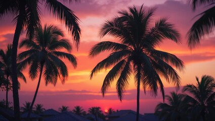Obraz premium An Orange Sunset Experience