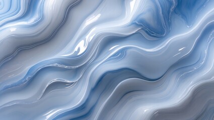 Obraz premium Random Section Onyx Blue Crystal Marble Texture with White Color Waves, Polished Quartz Stone Background, Marble texture backdrop with high resolution