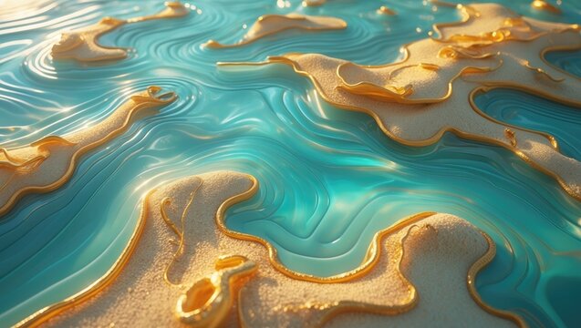 Original artwork photograph of marble ink abstract art. High-resolution image from an exemplary original painting. The abstract painting was created on HQ paper texture to achieve a smooth marbling...