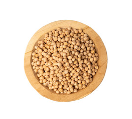 Chickpea, chick pea pile, dry Cicer arietinum fruits, raw Bengal gram legume, garbanzo beans