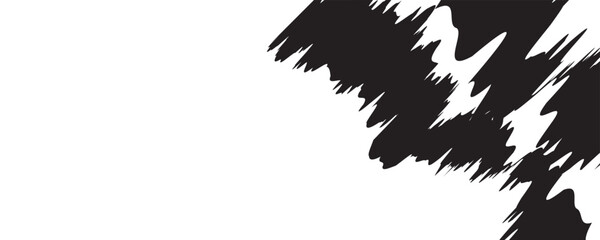 Abstract black and white background with spikes and zigzag line pattern art