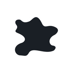 abstrack black shape graphic design