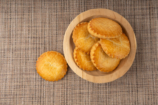 Netherlands traditional cookies, Holland almond filled cake, Dutch marzipan pastry, Gevulde koek
