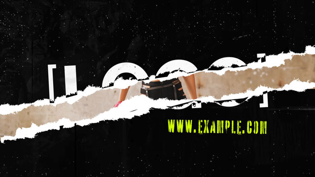 Ripped Logo Transition 01