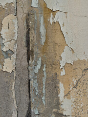 A wall with a rich vintage texture that is good for use as a design background.