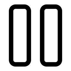 pause icon for illustration