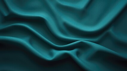 Obraz premium Black dark teal jade emerald sea aventurine green abstract background. Silk satin material. Glitter shimmer effects. Color gradient. Striped wave shadow lines. Drapery fabric. Luxury elegant subtle...