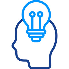 Fototapeta premium Intelligence Icon