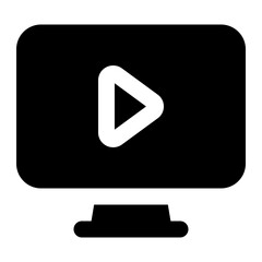 Fototapeta premium monitor icon for illustration