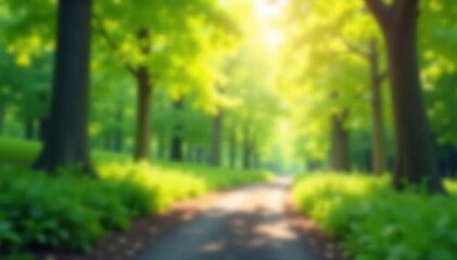 Obraz premium Abstract blurred nature scene, perfect for website or app background, color, seamless