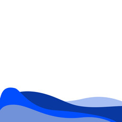 abstract blue wave background