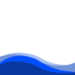 abstract blue wave background