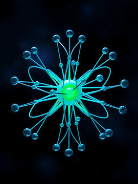 Structure of a gluon. elementary particle