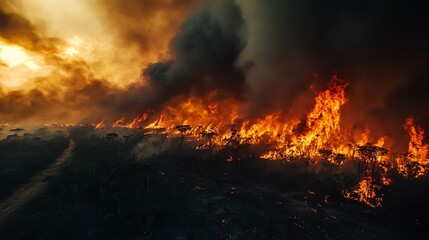 Massive fires tearing through the Amazon rainforest