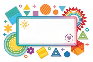 White banner 3d unique design 