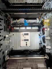 color laser printer inside