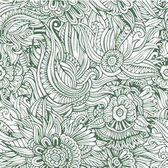 Beautiful flower art and mandala vector design