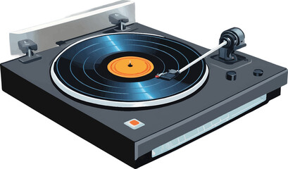 Vinyl record player
