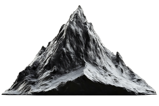Dramatic mountain peak with sharp rocky textures a majestic scene for adventure and the great outdoors