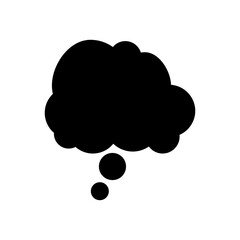 Speech bubble vector icon. Chat illustration sign. Message symbol. Text bubble logo.