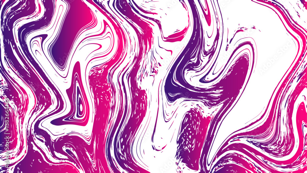 Poster abstract colorful gradient liquefy marbleized stripes with marble ink texture. ash marbleized stripe