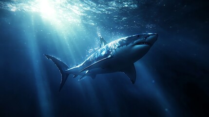 Fototapeta premium Deep sea giant patrolling waters pictures