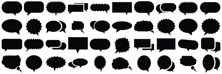 Speech Bubble collection  of vector illustration   