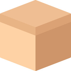 Cardboard Box Storage Pile Vector Illustration