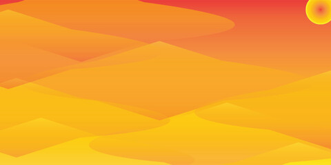 Abstract orange background with diagonal lines. Dynamic shapes composition.
