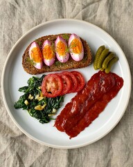 A vibrant and nutritious healthy diet meal featuring fresh vegetables, lean protein, and whole grains. Perfect for clean eating, weight loss, and a balanced lifestyle. This wholesome dish promotes wel