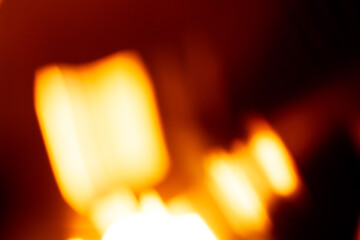 Abstract Blurred Orange Light Bokeh as Graphic Design Resource