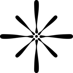 Simple Starburst Geometric Shape