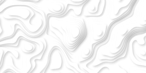 Abstract template business modern white paper to creative origami layer cover curve topo map web geometric relief landscape texture design.	
