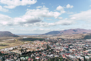 View of the city of Chust - Khust, Ukraine