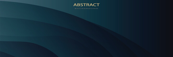 Vector blue background curve element with white space for text and message design, overlapping layers, vector