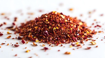 Crushed chili flakes spicy burst images