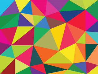 Obraz premium Colorful Polygon Abstract Background
