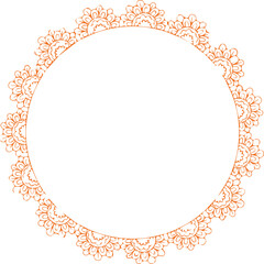 Beautiful flower art and mandala vector design