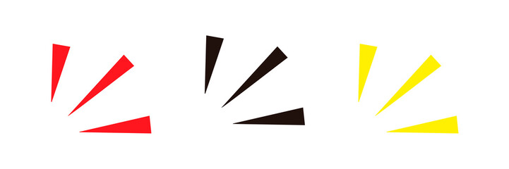 気づきや発見、注目や強調を表すアイコンセット