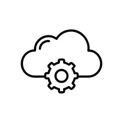 Cloud Computing Management Icon
