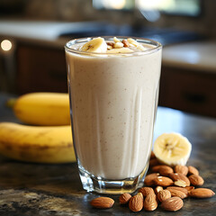 Almond and Banana Shake