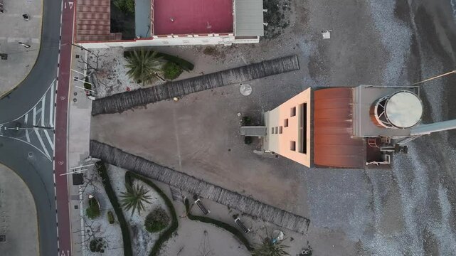 Faro de la Playa de Nules en Castellon, Comunidad Valenciana