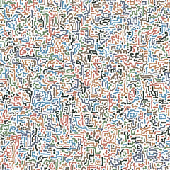 Obraz premium ILLUSTRATION ABSTRACT DECORATIVE MESSY BACKGROUND PASTEL COLOR WITH TURING TEXTURE. DISTRESS DIRTY ROUGH DESIGN VECTOR