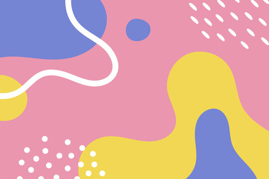 Abstract pattern background. Creative design of tendi colorful boho doodle. Vector illustration